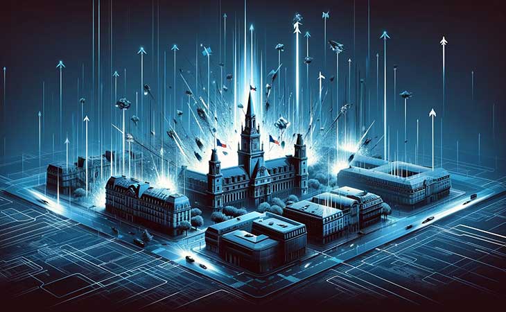 Cyberattaques 2024 : Une nouvelle vague de menaces numériques contre les mairies et infrastructures françaises